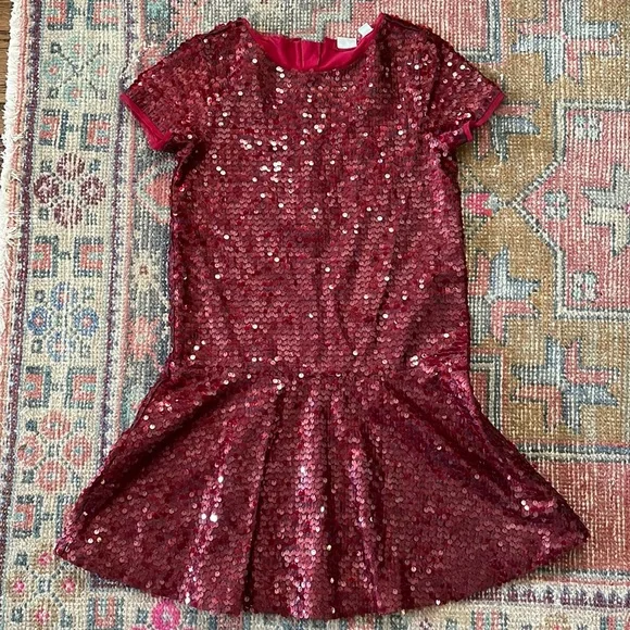 gap sequin dress Kids Mixed Media Sequin Bubble Dress